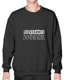 programmer some one who 1# - computer- Sweatshirt - Crew