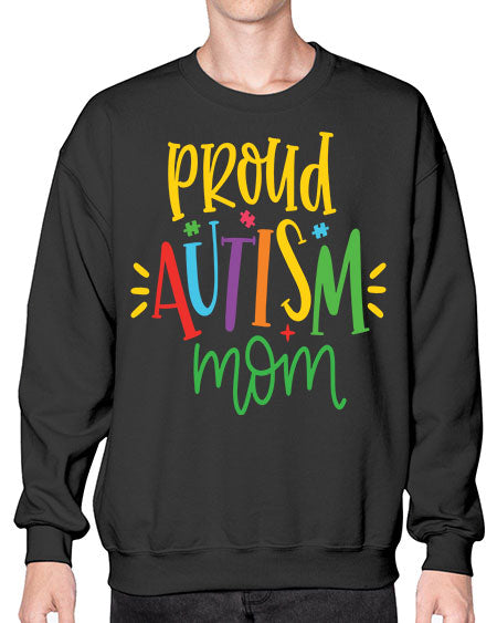proud autism mom Style 35# - autism- Sweatshirt - Crew