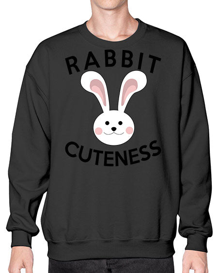 rabbit cuteness - rabbit- Sweatshirt - Crew