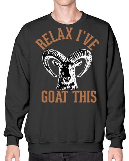relax i’ve goat this Style 2# - goat- Sweatshirt - Crew