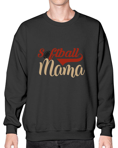 softball mama 2275# - softball- Sweatshirt - Crew