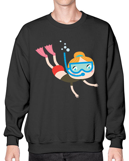summer characters 61# - summer- Sweatshirt - Crew