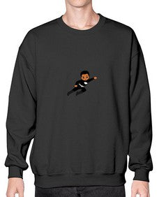 super kid 7# - black boys or men- Sweatshirt - Crew