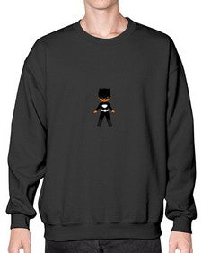 super kid 8# - black boys or men- Sweatshirt - Crew