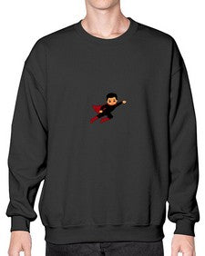 super kid 9# - black boys or men- Sweatshirt - Crew