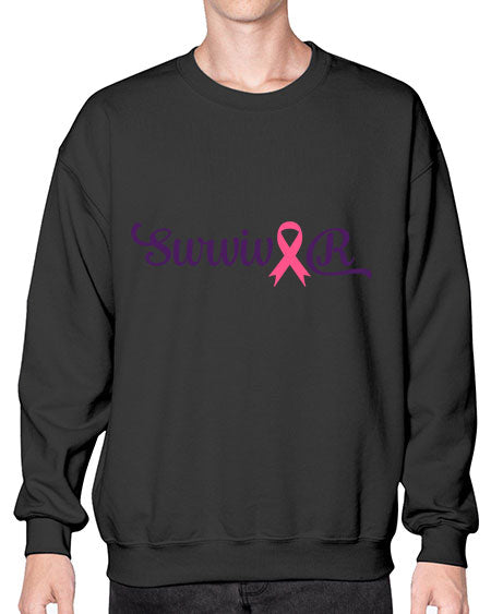 survivor Style 3# - breast cancer- Sweatshirt - Crew