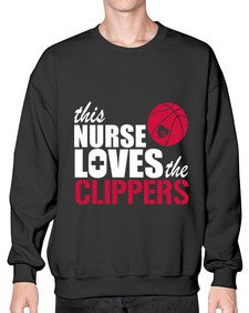 the nurse loves this seahawks 1523# - nurse- Sweatshirt - Crew