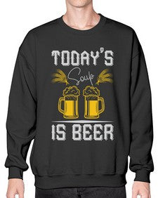 todays soup is beer 1666# - beer- Sweatshirt - Crew