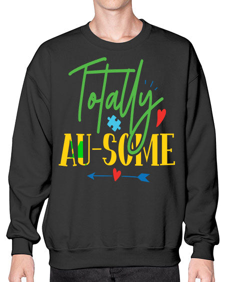 totally ausome Style 1# - autism- Sweatshirt - Crew