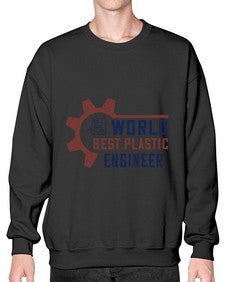 world best plastic engineer Style 477# - engineer- Sweatshirt - Crew
