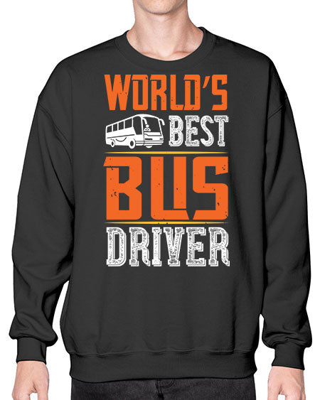 worlds best bus driver Style 1668# - Bus Driver- Sweatshirt - Crew