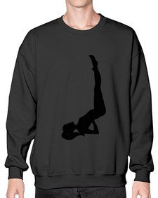 yoga pose  632# - yoga- Sweatshirt - Crew