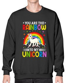 you are the rainbow to my unicorn 562# - unicorn- Sweatshirt - Crew