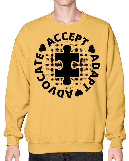 Accept Style 41# - autism- Sweatshirt - Crew
