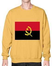 Angola 329# - world flags- Sweatshirt - Crew
