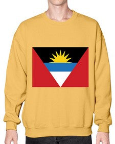 Antigua and Barbuda 336# - world flags- Sweatshirt - Crew