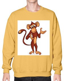 Ape 8# - cartoon animals- Sweatshirt - Crew