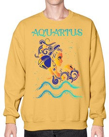 AquariusZodiac 76# - aquarius- Sweatshirt - Crew
