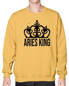 Aries king 107# - aries- Sweatshirt - Crew