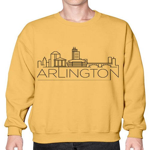 Arlington Minimal Skyline 356# - cities- Sweatshirt - Crew