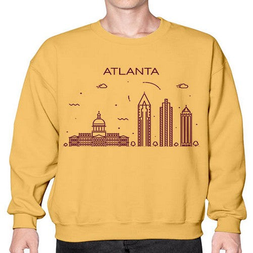 Atlanta 372# - cities- Sweatshirt - Crew