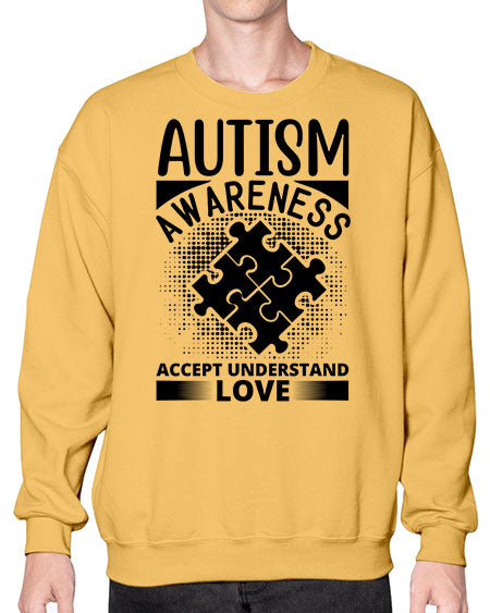 Autism awareness Style 43# - autism- Sweatshirt - Crew