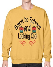 Back to School and Looking Cool 17# - general school- Sweatshirt - Crew