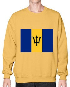 Barbados 410# - world flags- Sweatshirt - Crew
