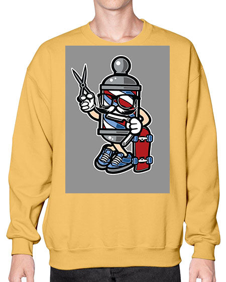 Barber Skater589# - barber- Sweatshirt - Crew