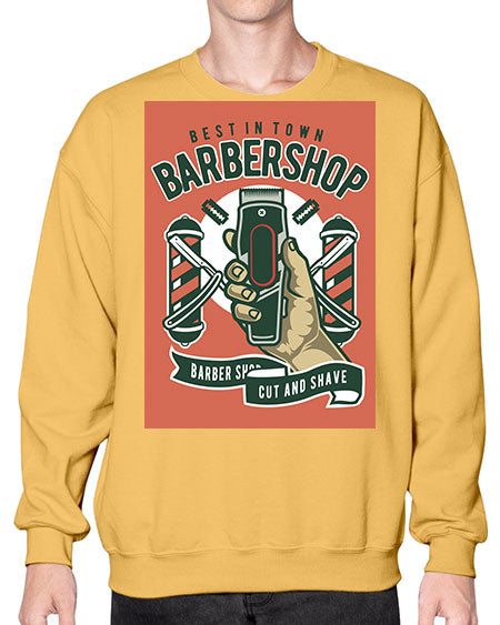 Barbershop590# - barber- Sweatshirt - Crew