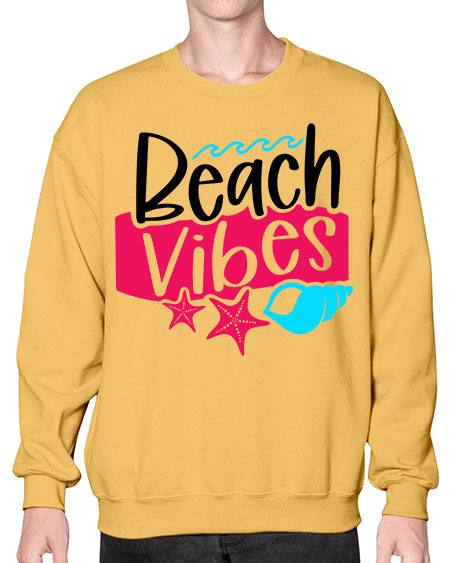 Beach Vibes Style 50# - summer- Sweatshirt - Crew