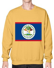 Belize 441# - world flags- Sweatshirt - Crew