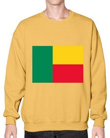 Benin 442# - world flags- Sweatshirt - Crew