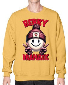 Berry Dramatic Strawberries 670# - strawberry- Sweatshirt - Crew
