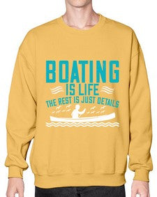 Boating is life the rest is just details 2# - boats- Sweatshirt - Crew