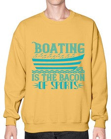 Boating is the Bacon of sports 5# - boats- Sweatshirt - Crew