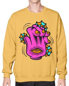 Bored high five 23# - cartoon general- Sweatshirt - Crew