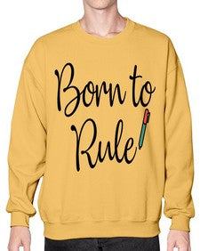 Born to Rule 28# - general school- Sweatshirt - Crew