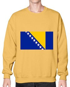 Bosnia and Herzegovina 476# - world flags- Sweatshirt - Crew