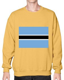 Botswana 482# - world flags- Sweatshirt - Crew