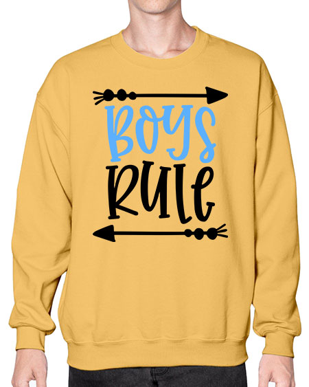 Boys Rule Style 283# - baby- Sweatshirt - Crew