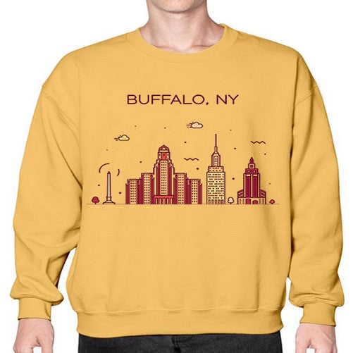 BuffaloNY 520# - cities- Sweatshirt - Crew