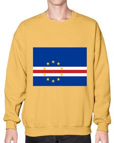 Cabo Verde 525# - world flags- Sweatshirt - Crew
