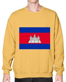 Cambodia 537# - world flags- Sweatshirt - Crew