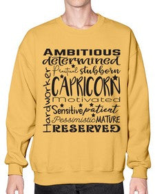 Capricorn 566# - capricorn- Sweatshirt - Crew