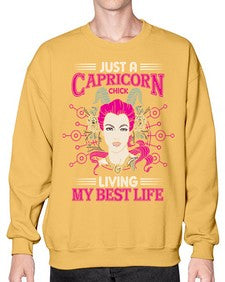 Capricorn chick 193# - capricorn- Sweatshirt - Crew