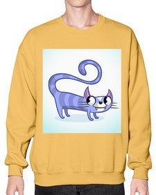 Cat 29# - cartoon animals- Sweatshirt - Crew