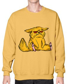 Cat 30# - cartoon animals- Sweatshirt - Crew