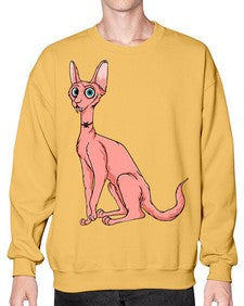 Cat 33# - cartoon animals- Sweatshirt - Crew