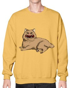 Cat 34# - cartoon animals- Sweatshirt - Crew
